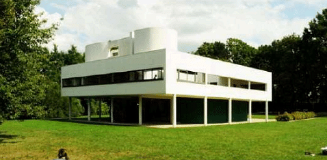 The image given below is that of Villa Savoye designed by Le Corbusier