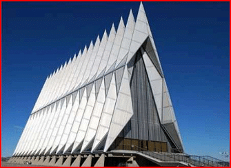 Cadet Chapel, Colorado, USA. 