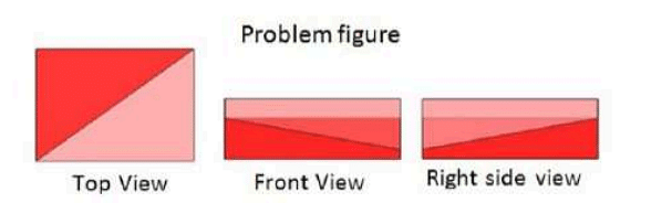 Identify the correct 3D figure from amongst the answer options