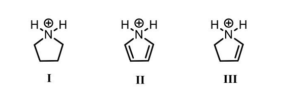 The CORRECT order of acidity of the following compounds is