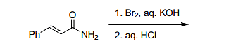 Reaction-Br2 aq KOH