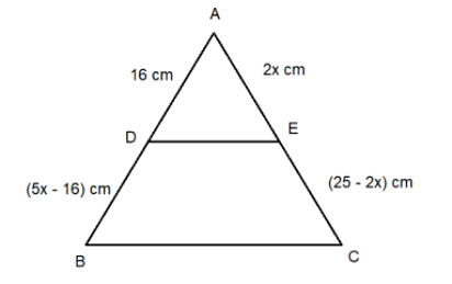 A triangle ABC